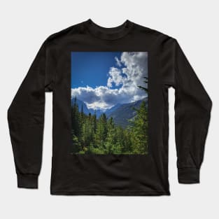 How Far Can Eye See Jasper National Park Rockies V1 Long Sleeve T-Shirt